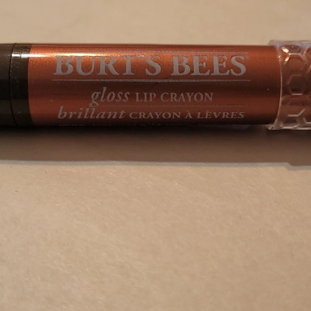 Burt's Bees Gloss Lip Crayon 2 Pack NEW